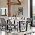 Talbot Dining Table White Effect
