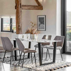 Talbot Dining Table White Effect