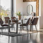 Talbot Dining Table Black Effect