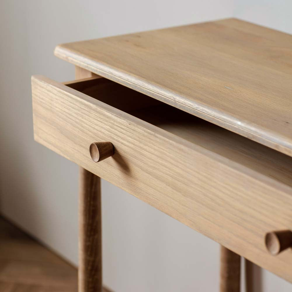 Harbin Dressing Table With Drawer Oak