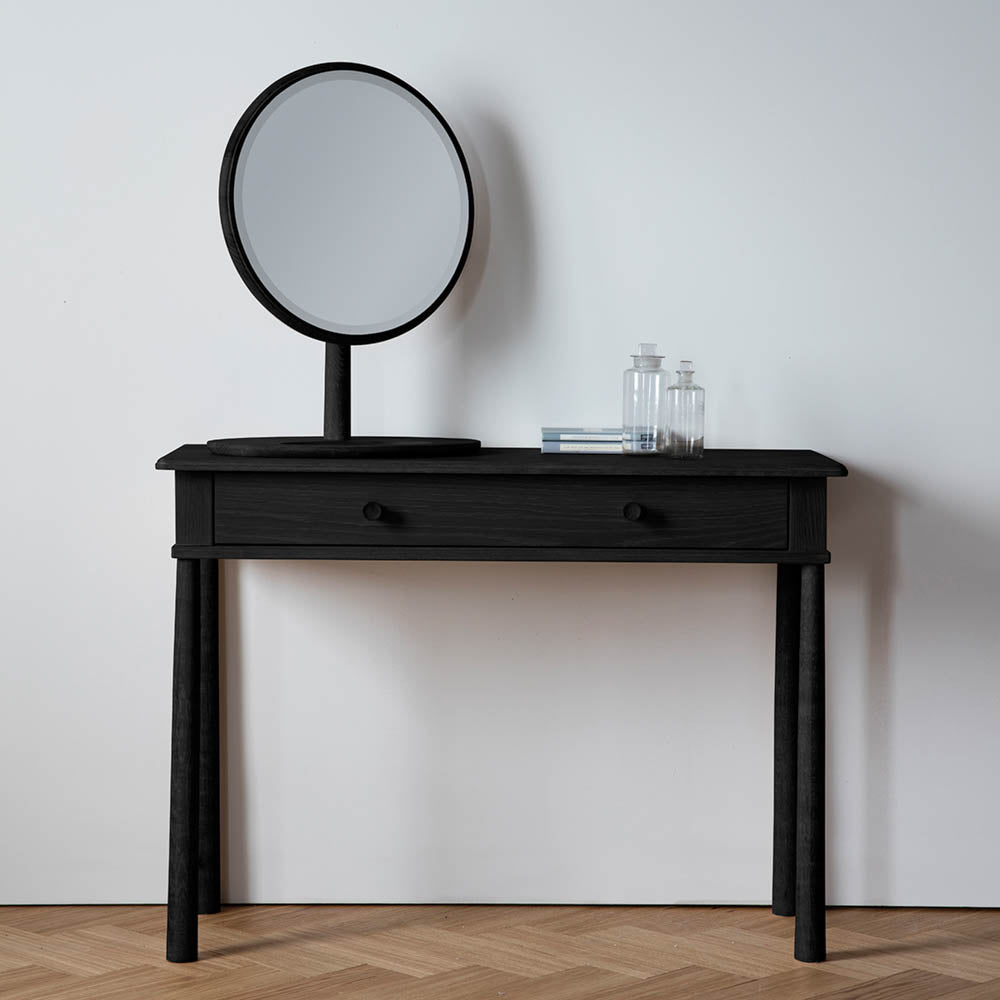 Harbin Dressing Table With Drawer Black