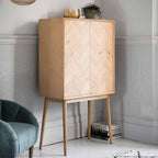 Florence 2 Door Cocktail Cabinet Oak