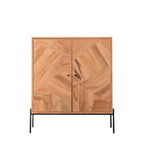 Springfield 2 Door Drinks Cabinet Natural Acacia