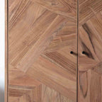 Springfield 2 Door Drinks Cabinet Natural Acacia
