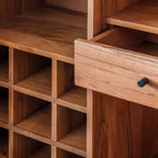 Springfield 2 Door Drinks Cabinet Natural Acacia