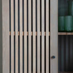 Sapporo 2 Door Cocktail Cabinet Oak