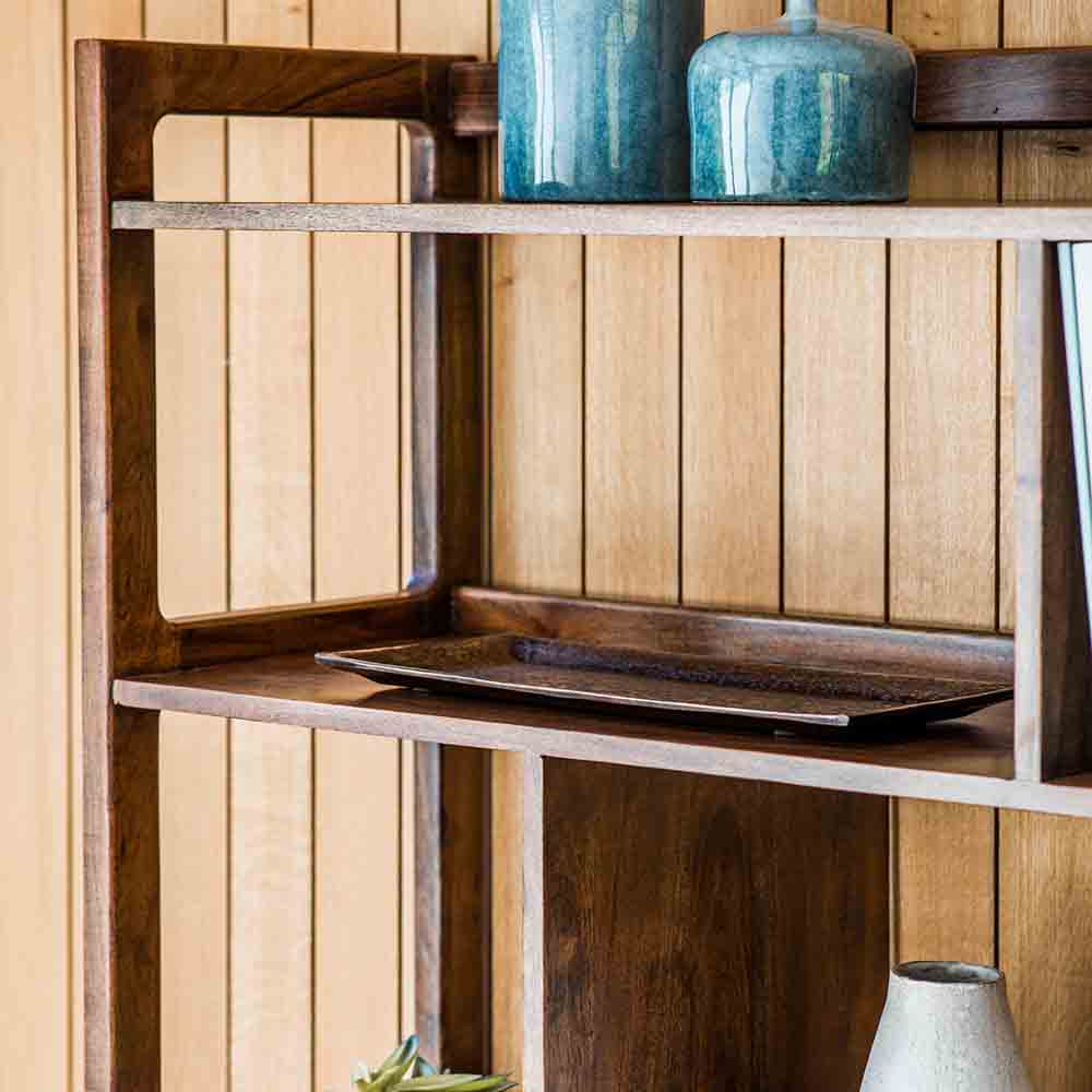 Managua Display Unit Dark Wood / Marble