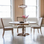 Reims Round Extending Dining Table Natural