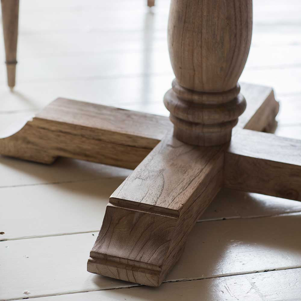 Reims Round Extending Dining Table Natural