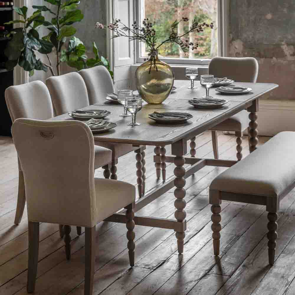 Mataro Extending Dining Table Natural Oak