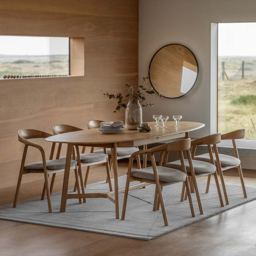 Girona Extending Dining Table Oak