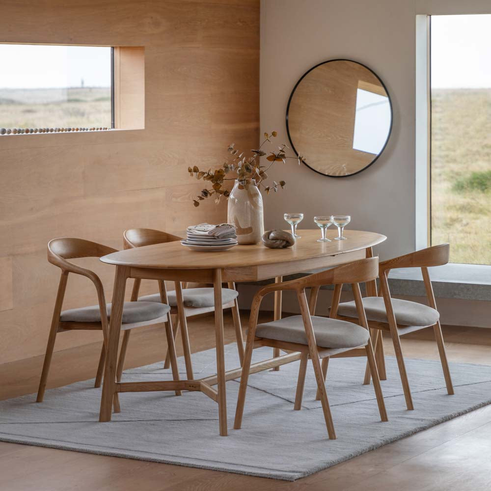 Girona Extending Dining Table Oak