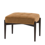 Wigan Footstool Ochre Faux Sheepskin