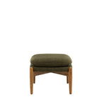 Busan Footstool Green Boucle