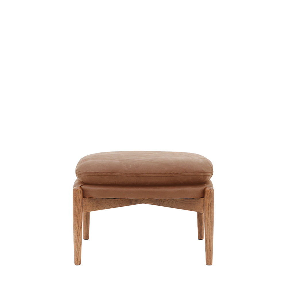 Busan Footstool Antique Brown