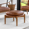 Busan Footstool Antique Brown