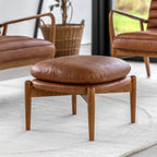 Busan Footstool Antique Brown