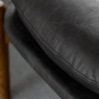 Busan Footstool Antique Ebony