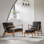Busan Footstool Antique Ebony