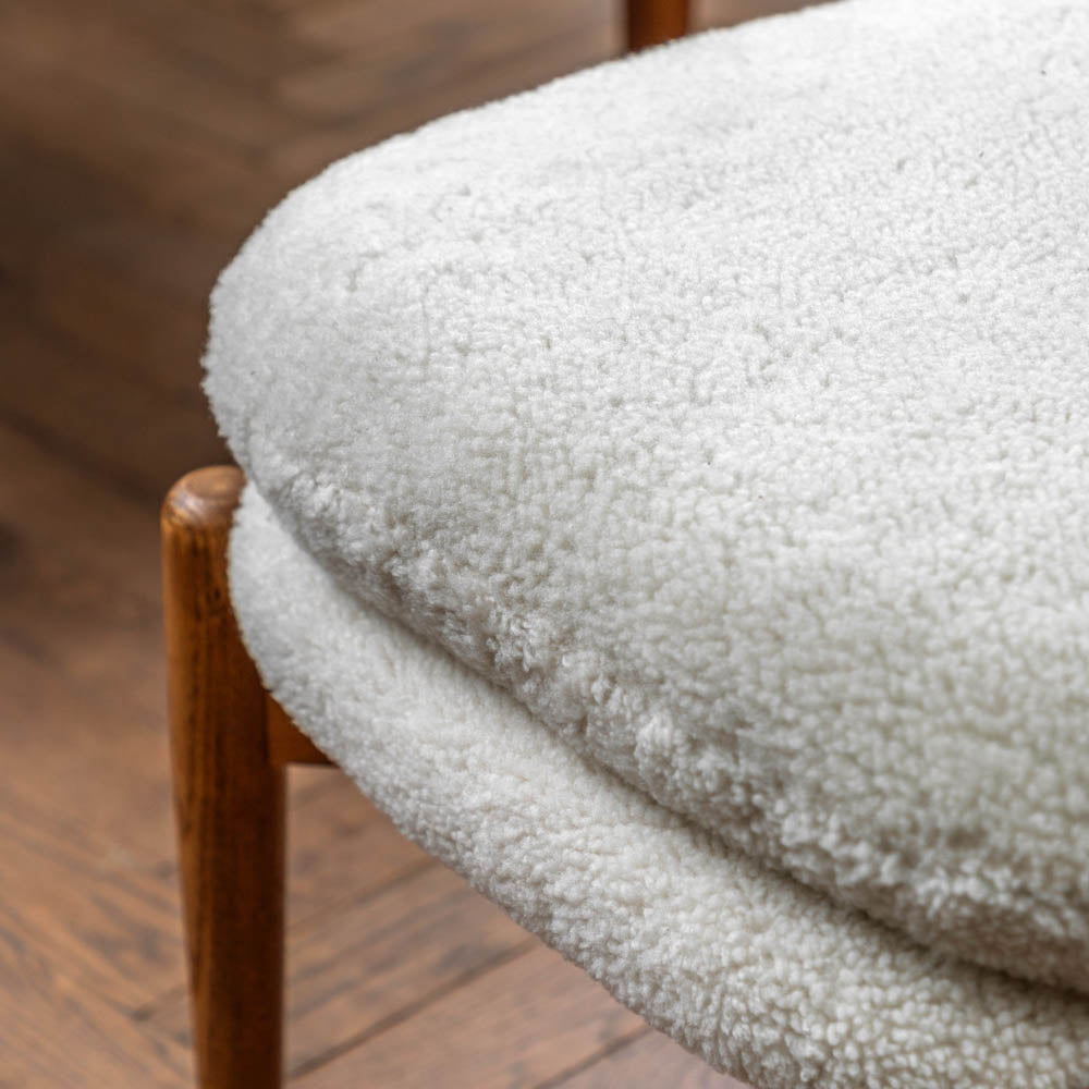 Busan Footstool Sheepskin