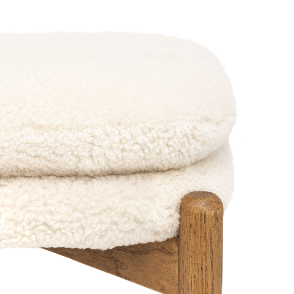 Busan Footstool Sheepskin