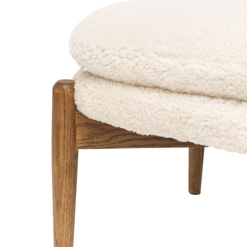 Busan Footstool Sheepskin