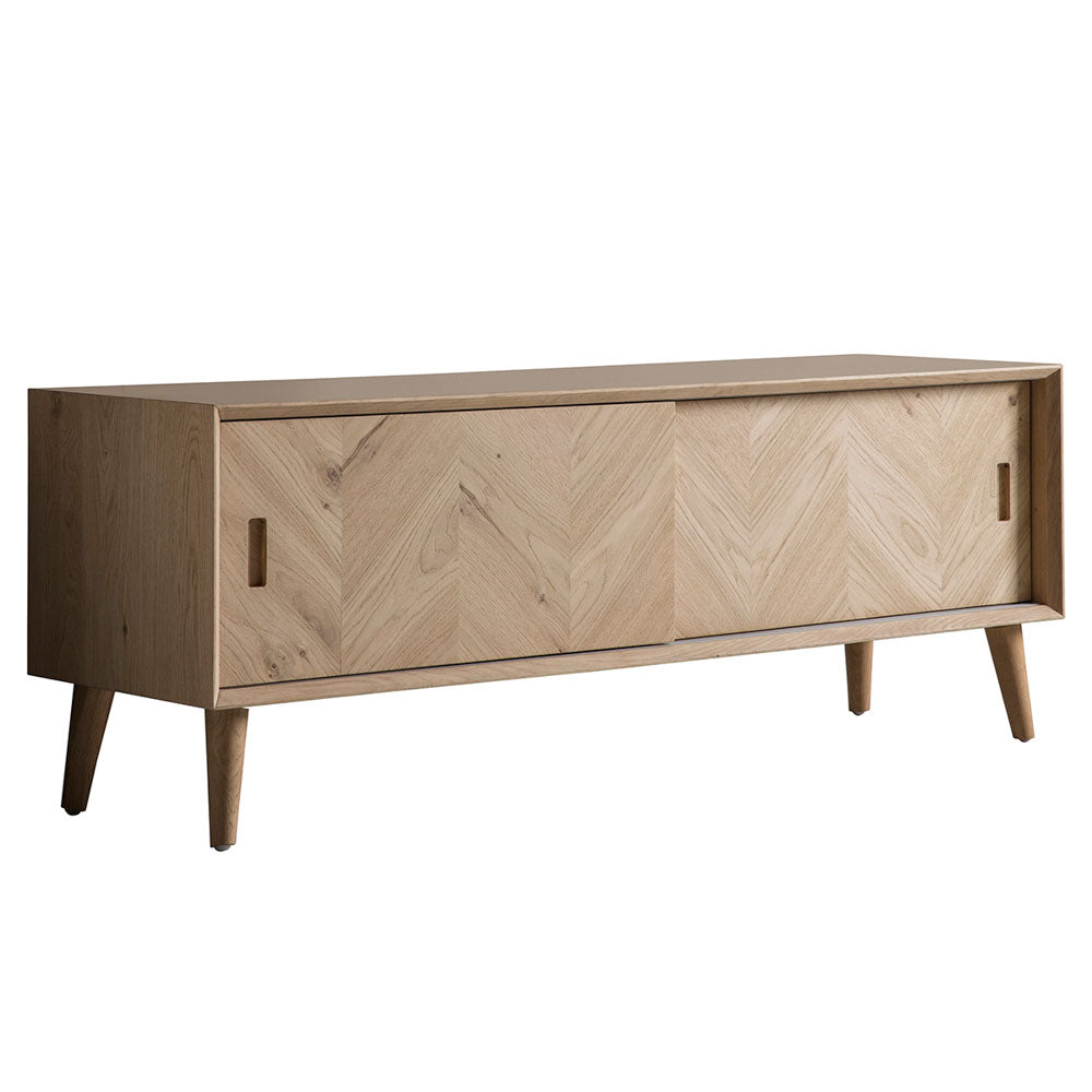 Florence Media Unit Oak