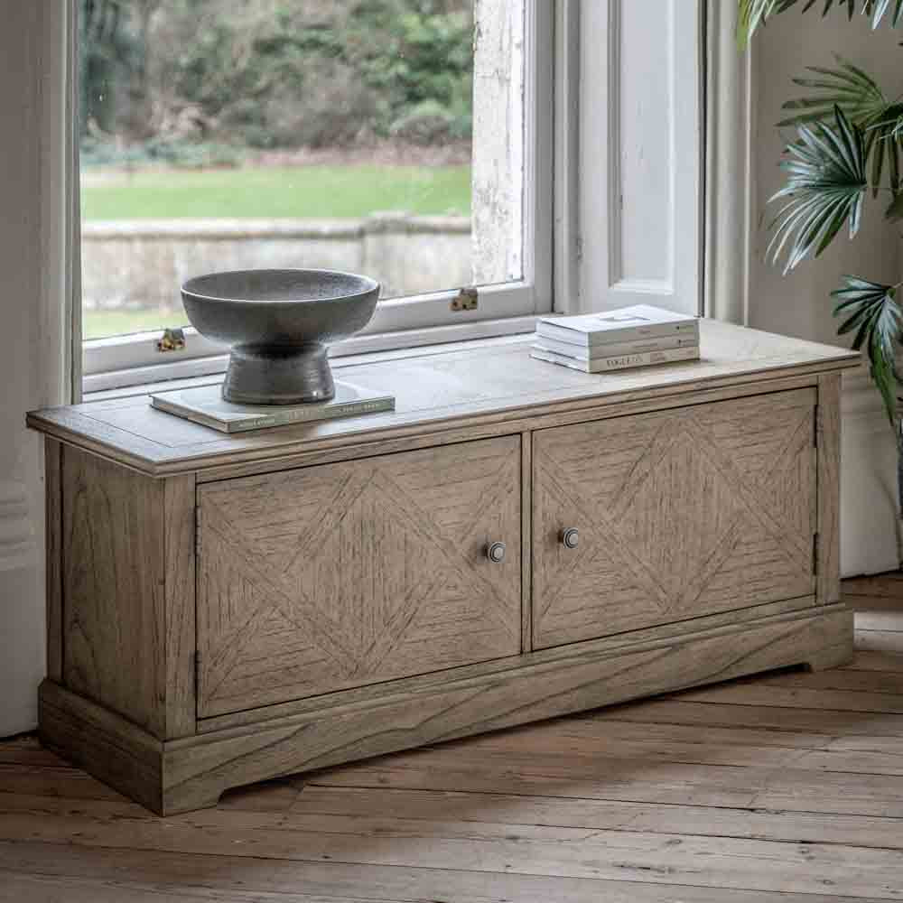 Reims 2 Door Media Unit Natural
