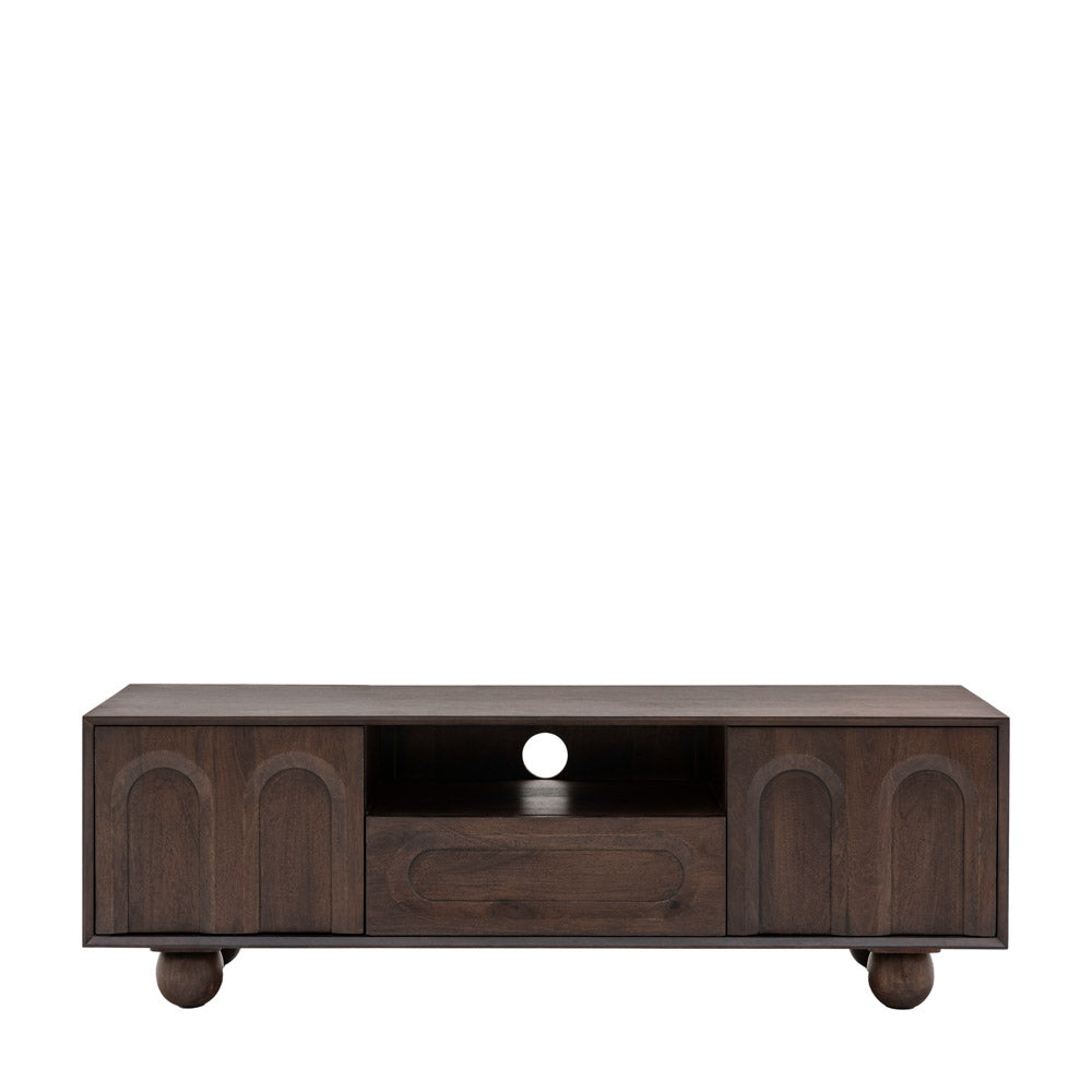 Arch Media Unit Walnut