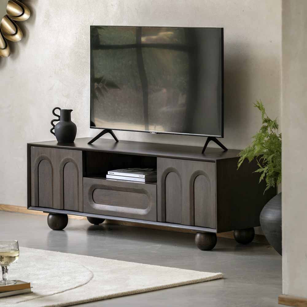 Arch Media Unit Walnut