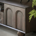 Arch Media Unit Walnut