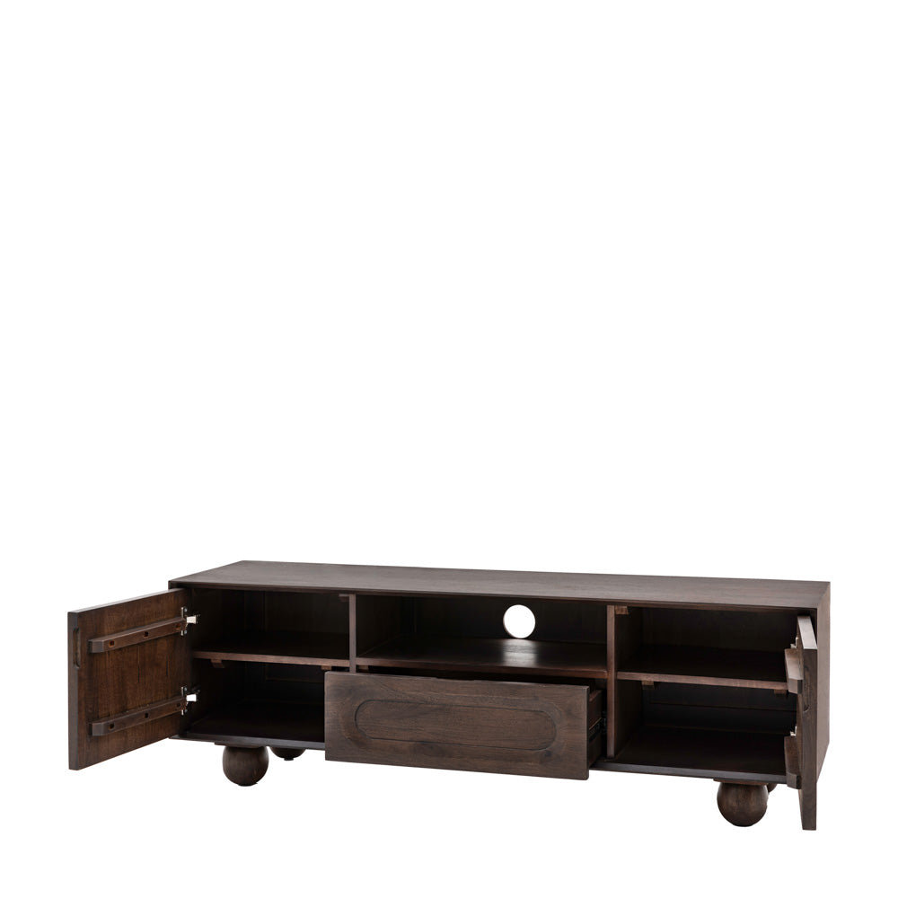 Arch Media Unit Walnut