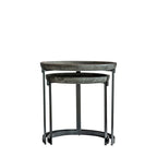 Dexter Nest of 2 Tables Black / Greywash
