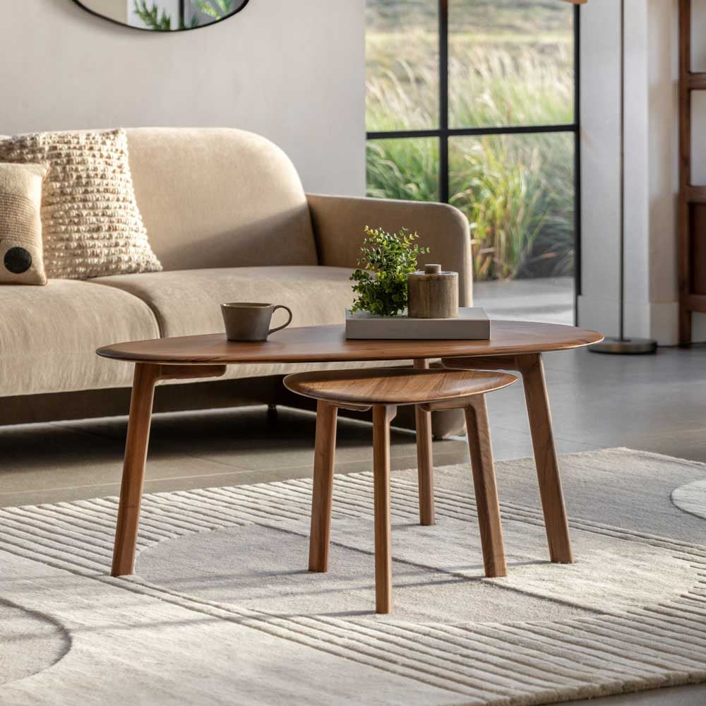 Girona Coffee Table Nest Walnut