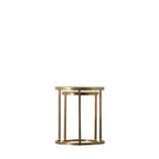 Fulda Nest of Two Tables Gold