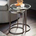 Fulda Nest of Two Tables Silver