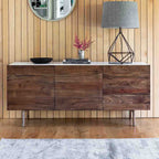 Managua Sideboard Dark Wood / Marble
