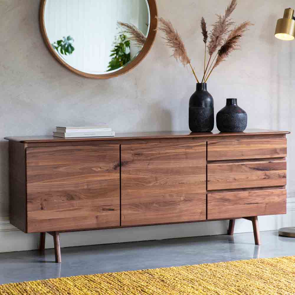Girona 2 Door / 3 Drawer Sideboard Walnut