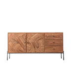 Springfield 2 Door 3 Drawer Sideboard Natural Acacia