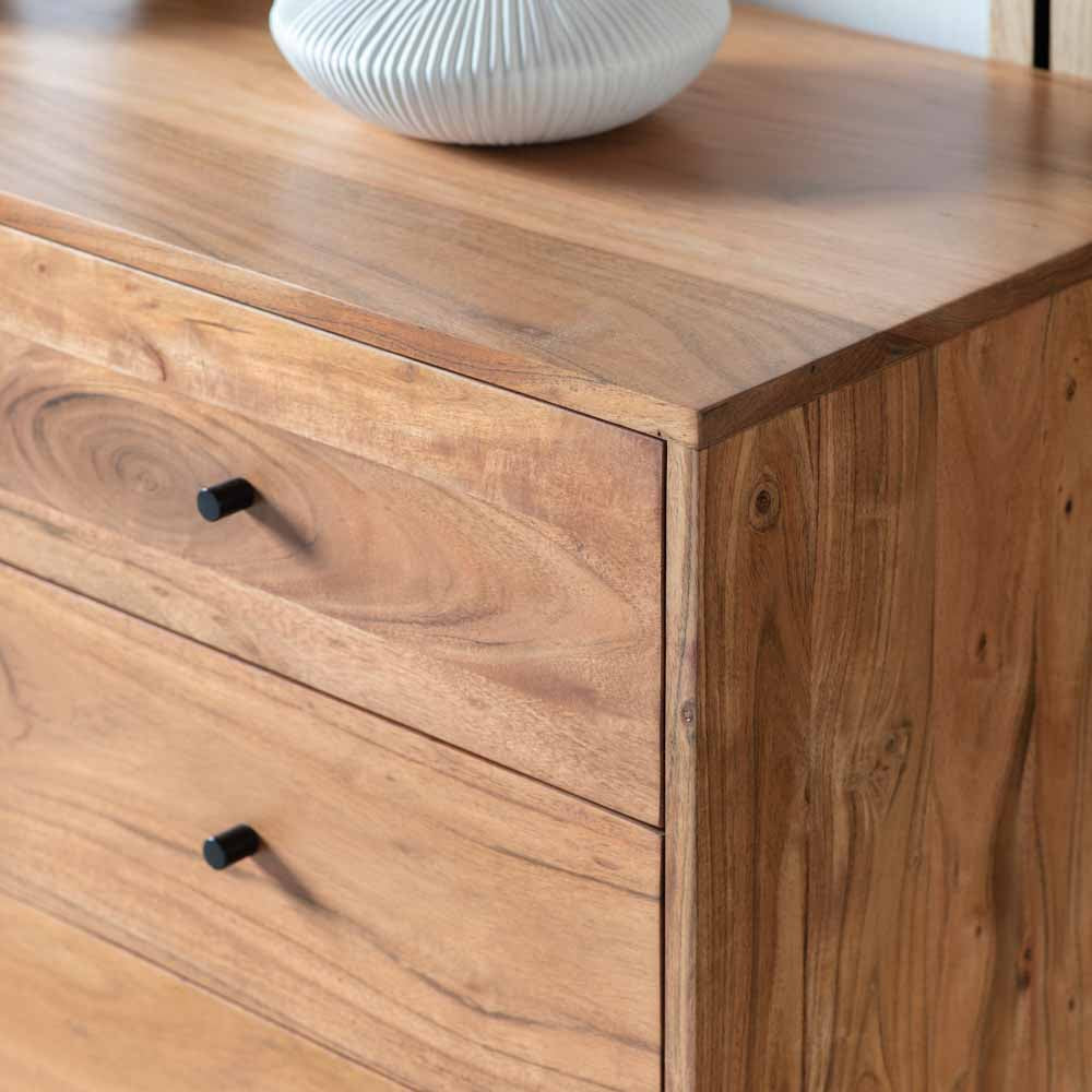 Springfield 2 Door 3 Drawer Sideboard Natural Acacia