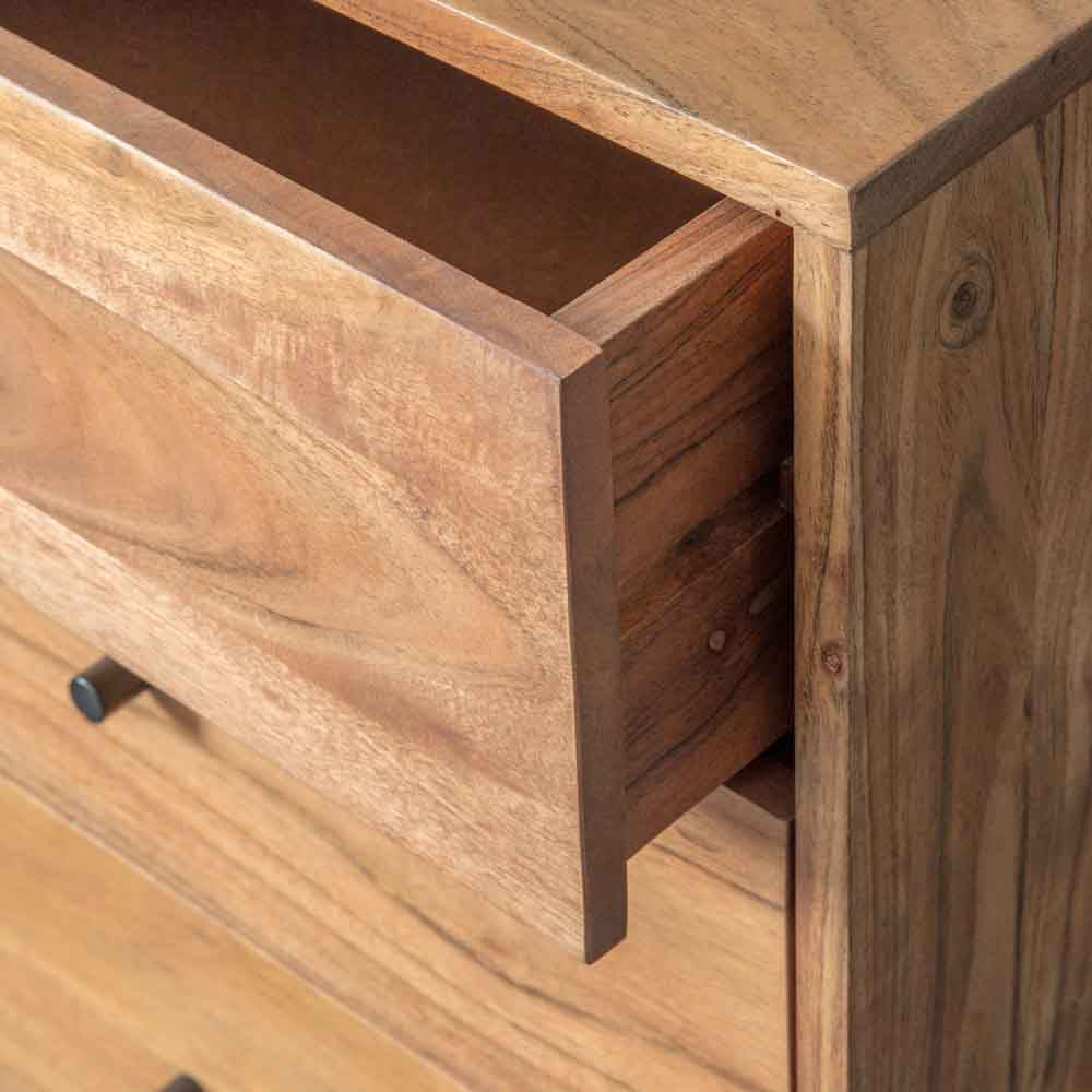 Springfield 2 Door 3 Drawer Sideboard Natural Acacia