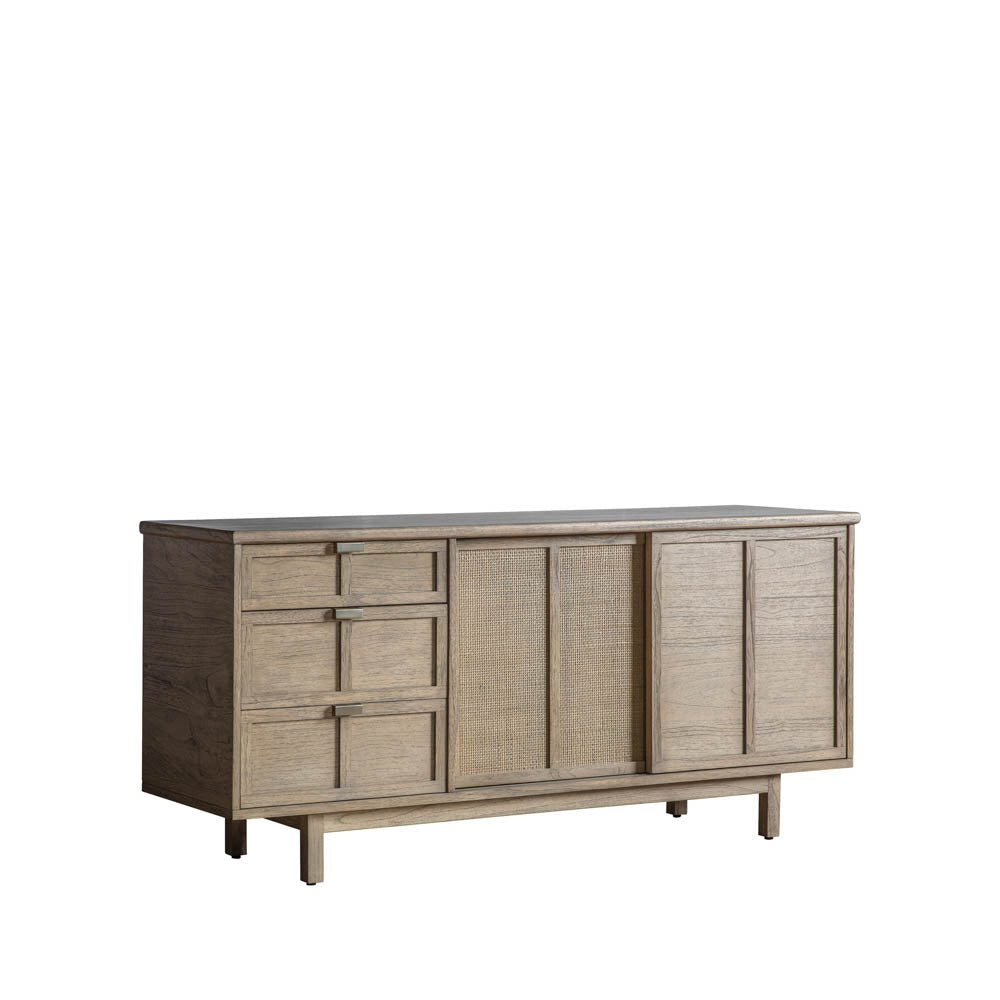 Tokyo 3 Drawer 2 Door Sideboard Natural