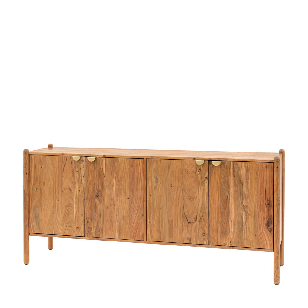 Hanover 4 Door Sideboard Natural Acacia