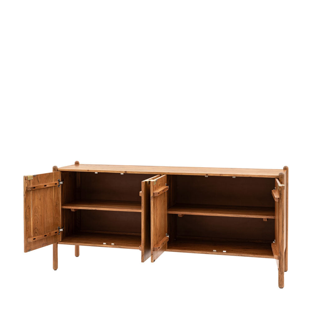 Hanover 4 Door Sideboard Natural Acacia