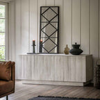 Helsinki 4 Door Sideboard Whitewash