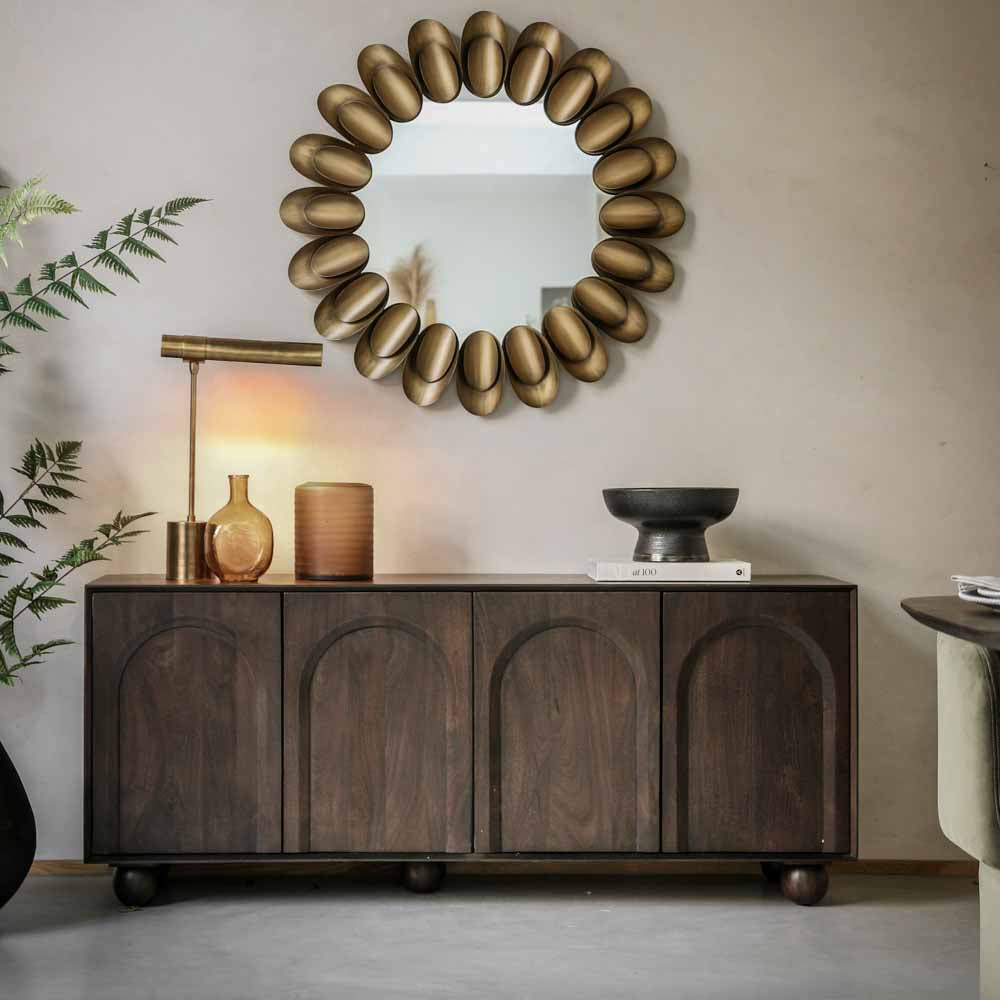 Arch 4 Door Sideboard Walnut