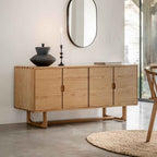 Hamburg 4 Door Sideboard Natural