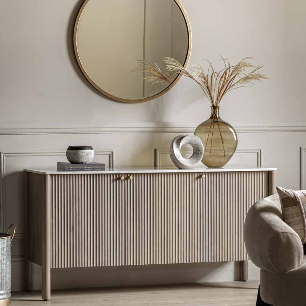 Gothenburg 3 Door Sideboard Grey