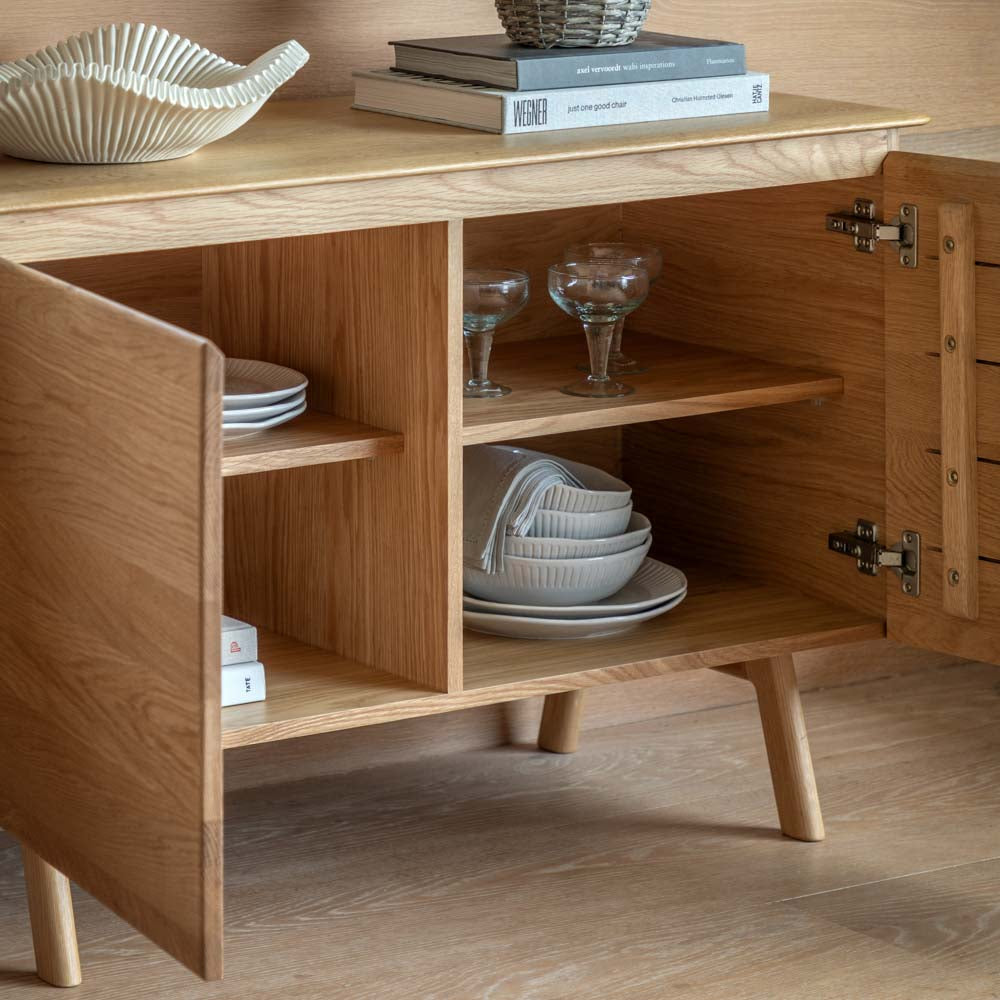Girona 2 Door Sideboard Oak