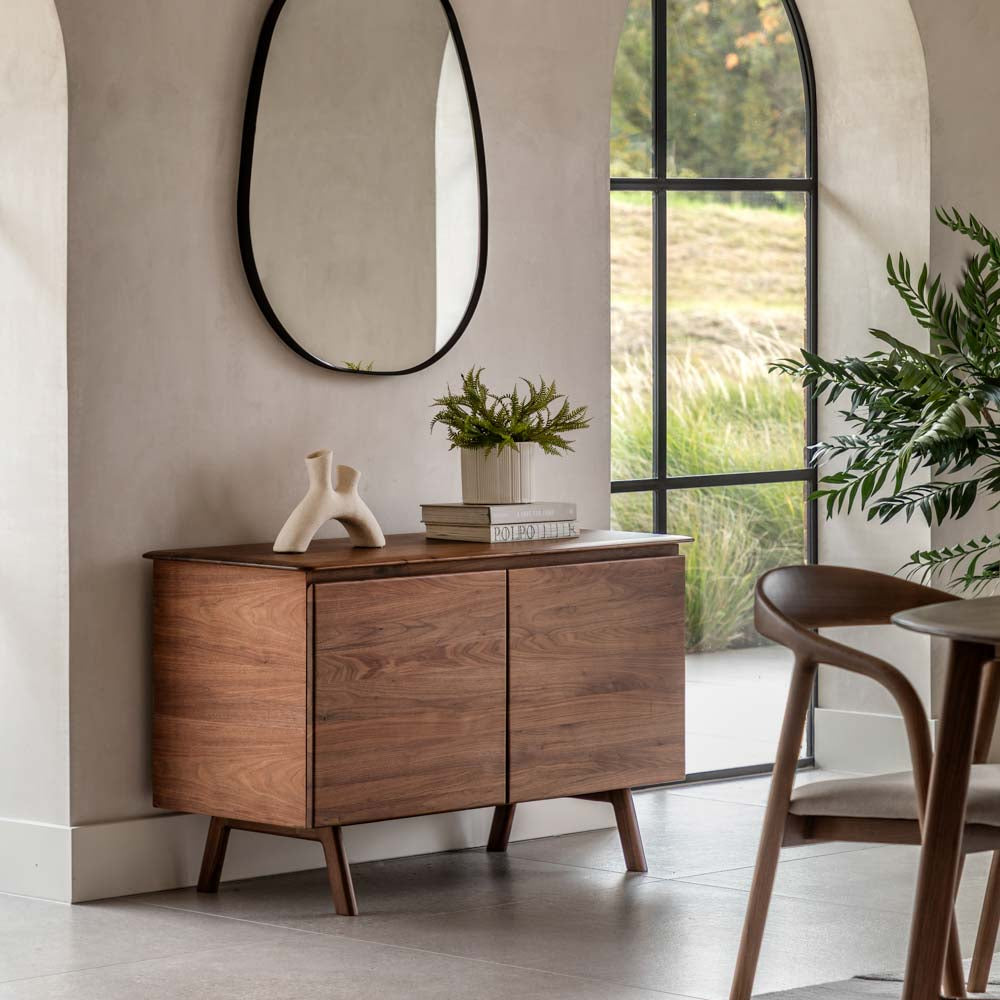 Girona 2 Door Sideboard Walnut